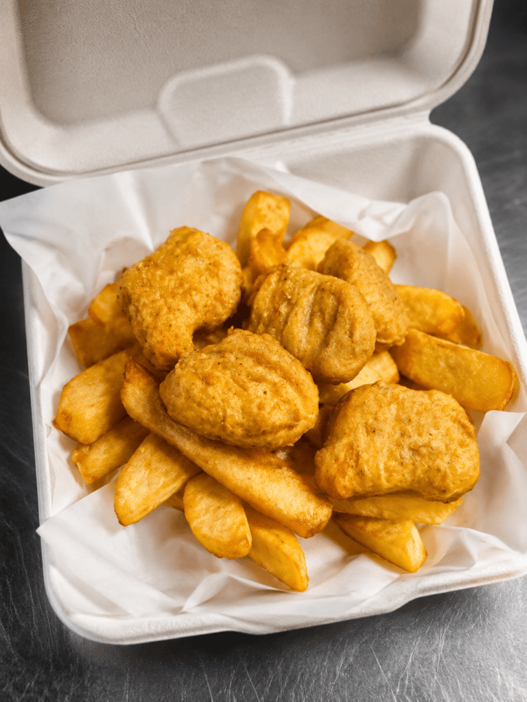 Chicken Nuggets and Chips