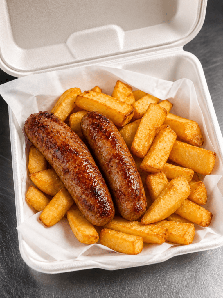Sausage and Chips
