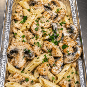 Penne Pollo Funghi