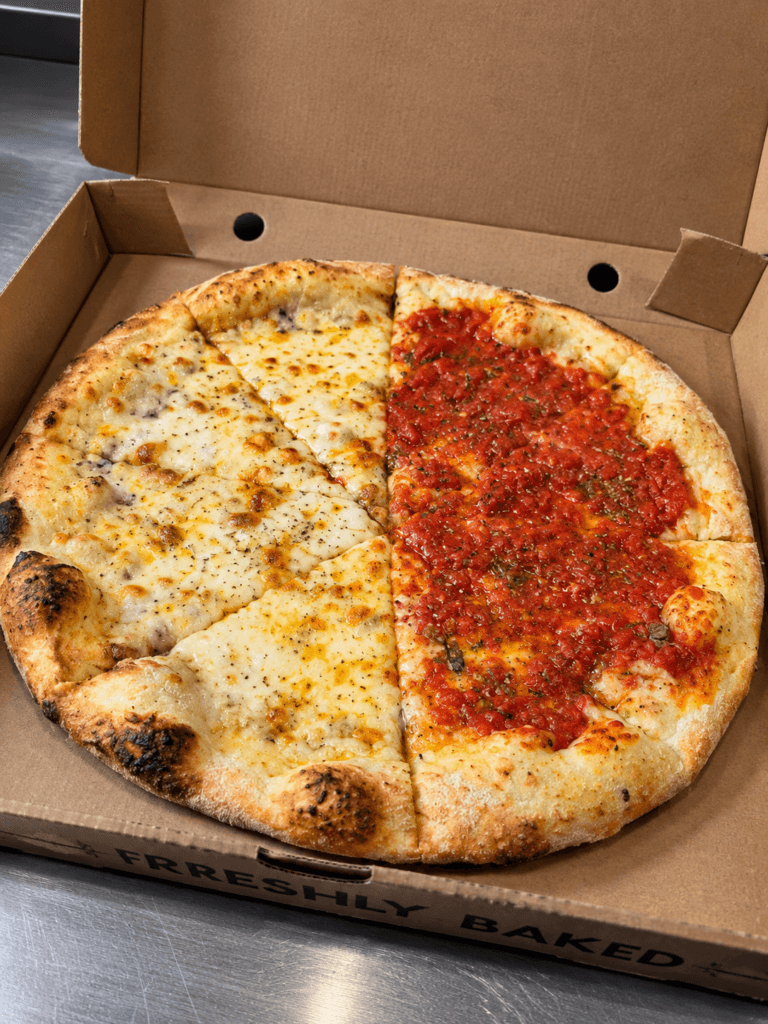 Garlic Bread-Half Cheese & Half Tomato